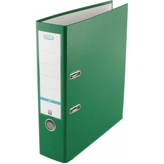 Cartella portadocumenti Elba Rado Top Folio - Con leva e Rado - Larghezza 80 mm - Esterno rivestito in plastica - Interno in carta - Colore verde