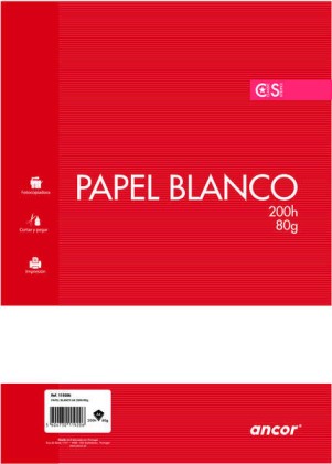 Carta Ancor Confezione da 200 fogli da 80gr formato A4 tinta unita