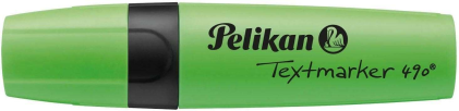 Pelikan Textmarker 490 - A base d'acqua - 3 larghezze di linea - Verde fluorescente
