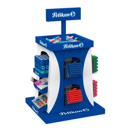 Pelikan School Display da 364 unit&agrave; - Matite in grafite - Temperamatite - Gomme - Correttore - Colla - Penne - Evidenziatore