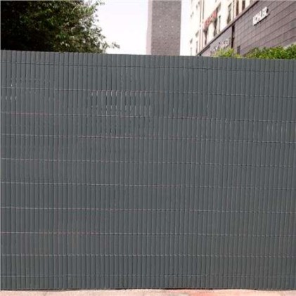 Recinsione in plastica a doppia faccia SunGarden 1,5x3 m - Colore grigio scuro