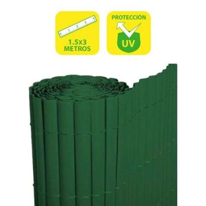 Recisione in plastica a doppia faccia SunGarden 1,5x3 m - Colore verde