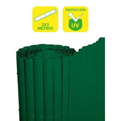 Recinsione in plastica a doppia faccia SunGarden 2x3 m - Colore verde