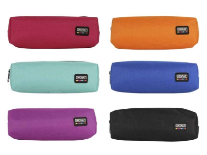 Astuccio portapenne Ingraf Mediterraneo con 1 cerniera - Design compatto - Ideale per l'organizzazione - Materiale resistente - Colori assortiti