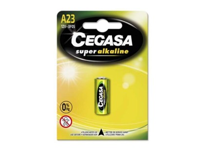 Batteria Cegasa Super Alkaline 8F05 Confezione da 1 A23 12V - Alta Tecnologia - Affidabilità - Alte Prestazioni - Massime Prestazioni