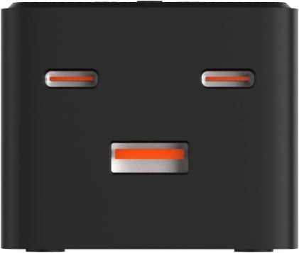 Multipresa ultra rapida Ksix GaN 65W - PPS - Power Delivery - Multiporta x4 - Cavo da 1,5 m - Indicatore LED - Colore nero