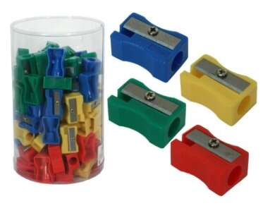 Temperamatite in plastica Bismark per matite normali - Colori assortiti