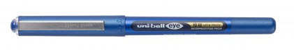 Penna a sfera Uni-ball Eye Ultra Micro UB-150-38 con inchiostro liquido - Punta a sfera da 0,38 mm - Inchiostro resistente all'acqua e alla luce - Sistema di controllo dell'inchiostro - Blu