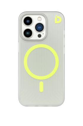 Idude Cover Tank Magsafe Neon Iphone 15 Giallo