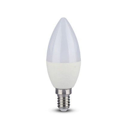V-TAC Lampadina LED E14 3,5W a Candela con Telecomando RGB + 4000K