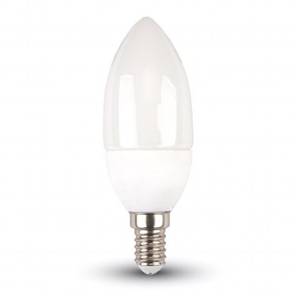 V-TAC Lampadina LED E14 3,5W a Candela con Telecomando RGB + 6400K