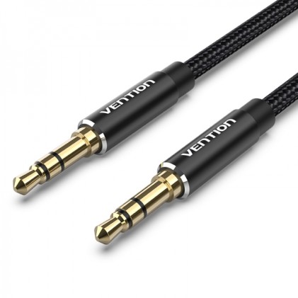 Cavo stereo Vention da jack maschio da 3,5 mm a jack maschio da 3,5 mm - 5 m - Nero