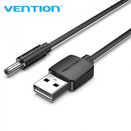 Convertitore Vention USB maschio a DC 3,5 mm maschio - 1,5 m - Colore nero