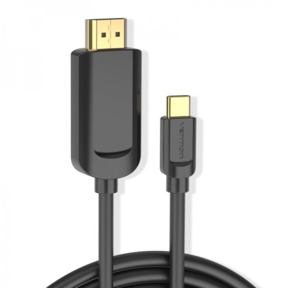 Cavo convertitore Vention USB-C maschio a HDMI maschio 1.4 4K - 1 m - Nero