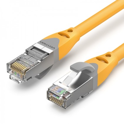 Cavo di rete Vention SFTP RJ45 Cat.6a - 15 m - Colore giallo