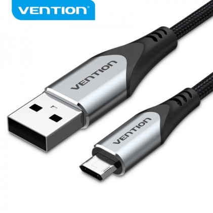 Cavo Vention USB 2.0 maschio a Micro USB maschio - 1,5 m - 3 A 480 Mbps - Nero