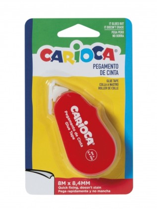 Nastro adesivo Carioca - Preciso e veloce - Ideale per tutti i tipi di carta - Vari colori