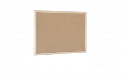 Bi-Office Cork Board 1 lato 400x300mm cornice naturale
