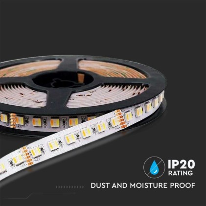 V-TAC Strip LED SMD5050 24W/m 5m 60LED/m 24V 3in1+RGB IP20 12mm