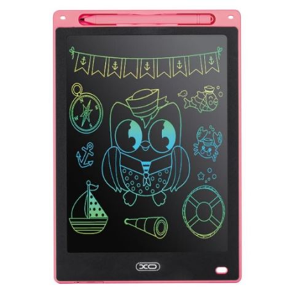 Tablet digitale XO - Schermo da 10" - Portapenne - Cancellazione One-Touch - Rosa