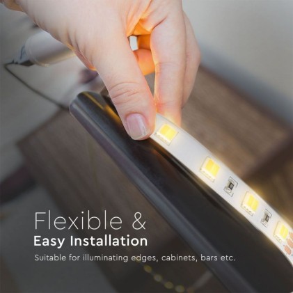 V-TAC Strip LED SMD2835 14W/m 5m 120 LED/m 24V 3IN1 IP20 10mm