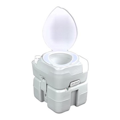 Toilette chimica portatile Muvip 20 litri diagonale con livello - colore bianco
