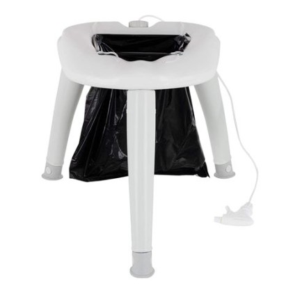 Toilette portatile Muvip da 4 litri + spruzzatore - Colore bianco