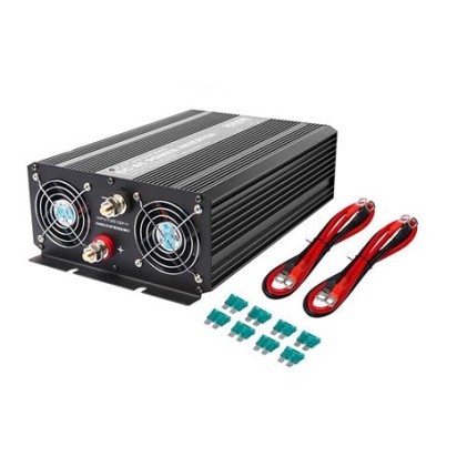 Elbat Inverter di potenza a onda sinusoidale pura 2000W - Nero