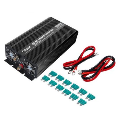 Elbat Inverter di potenza a onda sinusoidale pura 3000W - Nero