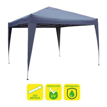 Tenda pieghevole in acciaio Sungarden 3x3m - Blu