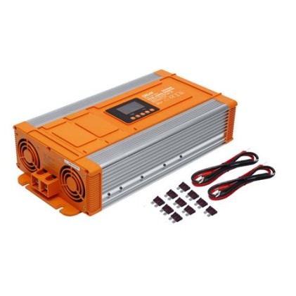 Elbat Inverter di potenza a onda sinusoidale pura con display LCD 3000W - Vari colori