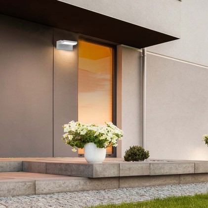 V-TAC Lampada LED da Muro Rettangolare 20W 120LM/W Colore Bianco Ruotabile 4000K IP65