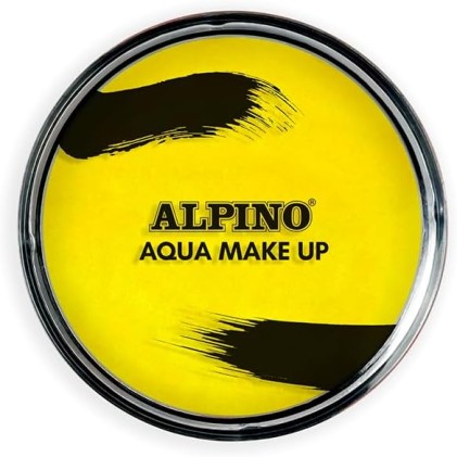 Alpino Aqua Make-up Watercolor Face Makeup Powder - Si lava via con acqua e sapone - Giallo