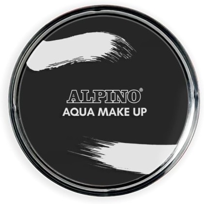 Alpino Aqua Make-up Cipria per il trucco del viso ad acquerello - Si lava via con acqua e sapone - Nero