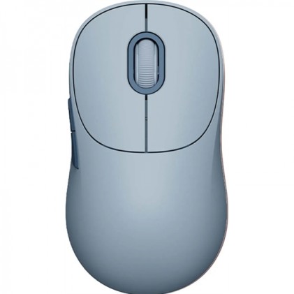 Xiaomi Wireless Mouse 3 con adattatore 2.4GHz e Bluetooth 1200dpi - 5 pulsanti - Uso per destrimani - Blu