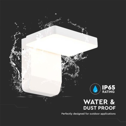 V-TAC Lampada LED da Muro Quadrata 17W 150LM/W Colore Bianco 4000K IP65
