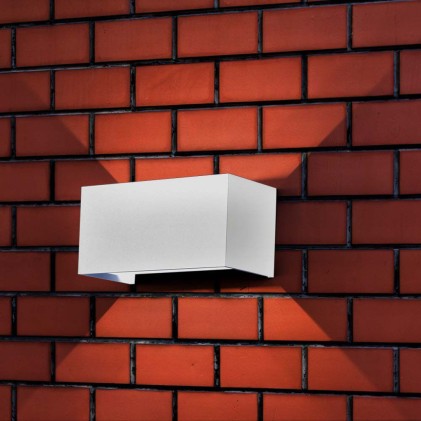 V-TAC Lampada LED Da Muro Rettangolare 24W 110LM/W con Doppio Fascio Luminoso Colore Bianco 4000K IP65