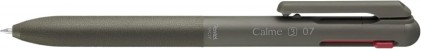 Penna a sfera retrattile Pentel Calme 3 colori da 0,7 mm - Corpo verde - Colori di inchiostro blu, rosso e nero