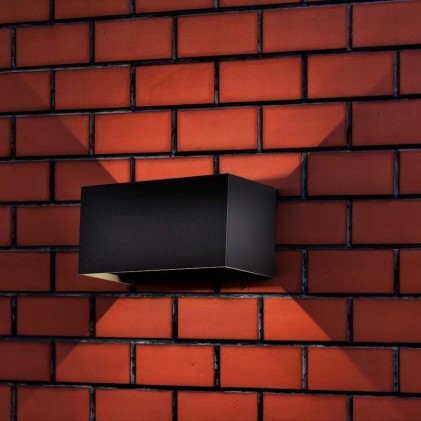 V-TAC Lampada LED Da Muro Rettangolare 24W 110LM/W con Doppio Fascio Luminoso Colore Grigio 4000K IP65