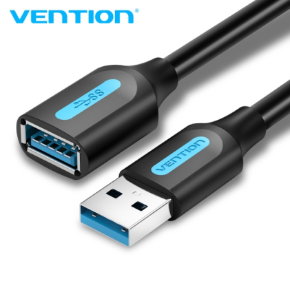 Vention CableTech Pro USB 3.0 Extender - Trasferimento ad alta velocit&agrave; - Conduttore in rame - Connessione sicura e stabile - Nero