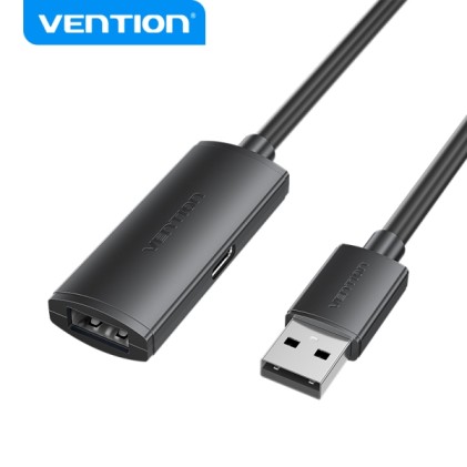 Cavo di prolunga USB 2.0 attivo Vention - Trasferimento 480 Mbps - Connessione stabile - Nero
