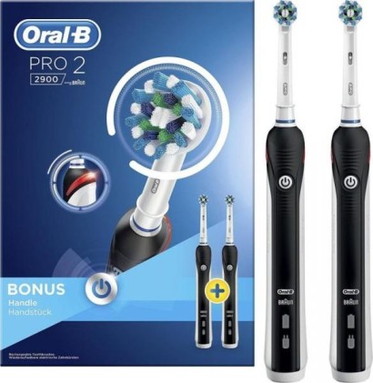 Spazzolino Elettrico Braun Oral-B PRO 2 2900 + 2. Spazzolino