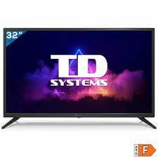 TV DLED HD 32" TD Systems - WiFi, Bluetooth, HDMI, USB - Registratore e lettore multimediale USB - VESA 200x100mm
