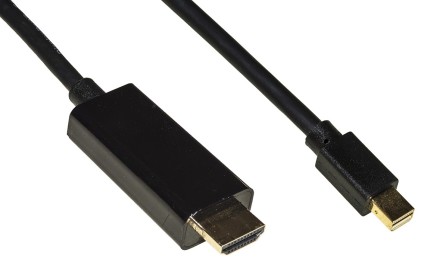 Cavo Mini Dp-Hdmi M/M 2Mt