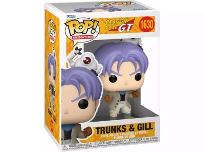 Funko Pop Animation Dragon Ball GT Trunks e Gill - Figura in vinile - Altezza 10,5 cm circa.