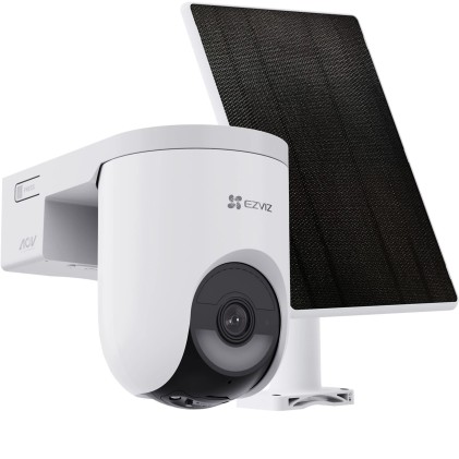 Ezviz Hb8 Lite +5W Solar Panel Kit Telecamera Motorizzata Da Esterno A Batteria Da 5200Mah, Risoluzi