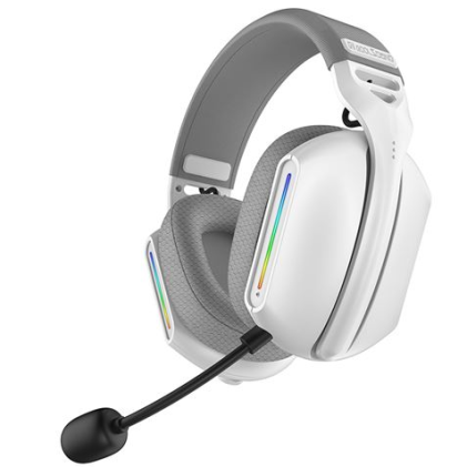 Cuffie da gioco Bluetooth Coolsound G11 - Illuminazione RGB - Bianco