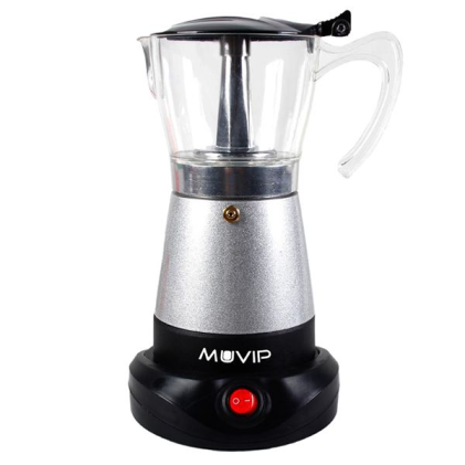 Macchina per caffè americano Muvip - Elettrica - 480 W - Riscaldatore integrato - Contenitore trasparente - Capacità 6 tazze