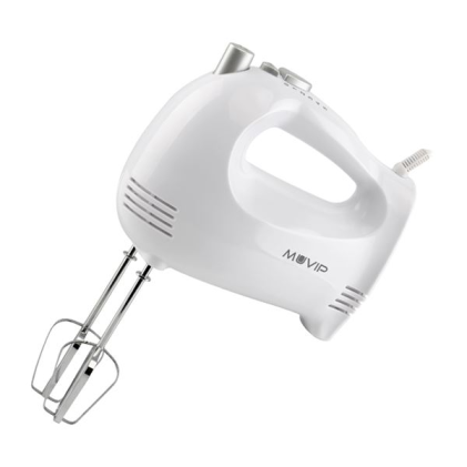 Frullatore a immersione Muvip per pasticceria 400W - 5 velocità - 2 set di fruste - Pulsante Turbo