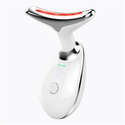 Massaggiatore per collo e nuca XO FG05 - Vibrazione fino a 7000/min - Microimpulsi - 3 modalità di massaggio e fototerapia - Bianco